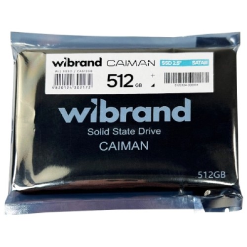 Накопитель SSD 2.5" 512GB Caiman Wibrand (WI2.5SSD/CA512GB)