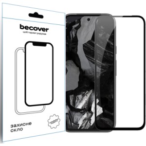 Стекло защитное BeCover Google Pixel 8a Black (711663)