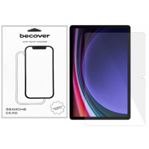 Стекло защитное BeCover Samsung Galaxy Tab S10 Plus (SM-X820/SM-X826)/S9 Plus (SM-X810/SM-X816) 12.4" (712271)
