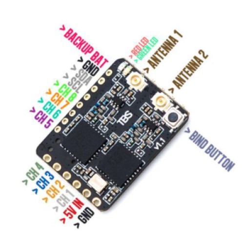Приемник (RX) TBS Diversity Nano RX без антен (TBSDIV)