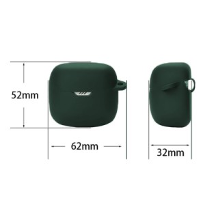 Чохол для навушників BeCover Silicon для JBL Tune Flex TWS Dark Green (710186)