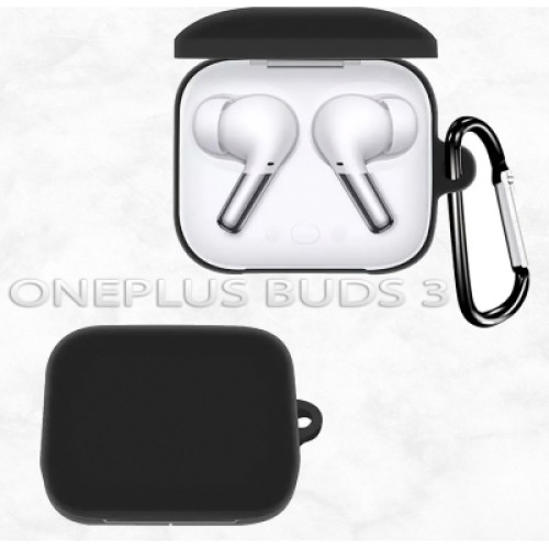 Чехол для наушников BeCover Silicon для OnePlus Buds 3 Black (712011)