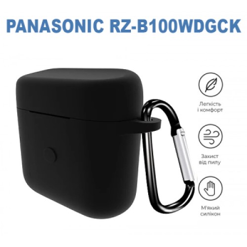 Чехол для наушников BeCover Silicon для Panasonic RZ-B100WDGCK Black (710200)