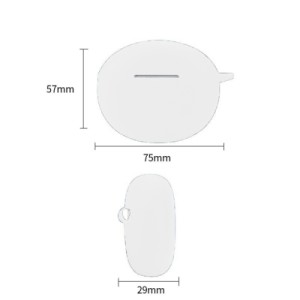 Чохол для навушників BeCover Silicon для Xiaomi Redmi Buds 4 Active White (710946)