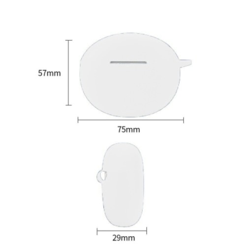 Чехол для наушников BeCover Silicon для Xiaomi Redmi Buds 4 Active White (710946)