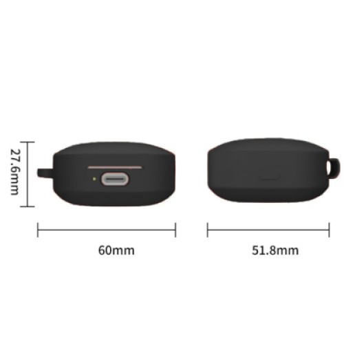 Чехол для наушников BeCover Silicon для Xiaomi Redmi Buds 6 Active Black (712012)