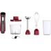 Блендер Russell Hobbs Hobbs заглибний Desire Red, 500Вт, чаша-500мл, вінчик, міні-подріб. (27140-56)