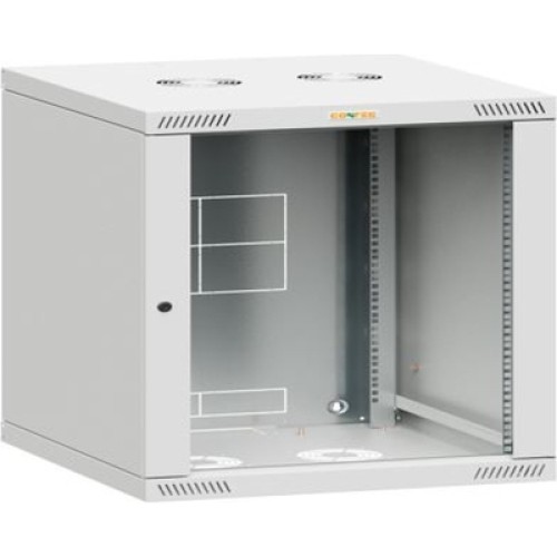 Шкаф настенный Conteg 9U 19" глибина 450мм, розібрана, RAL7035 (RQN-U-09-60/45)
