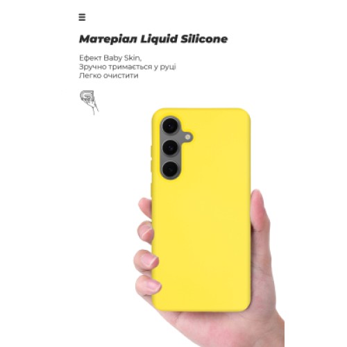 Чехол для мобильного телефона Armorstandart ICON Samsung S24 FE Yellow (ARM76937)