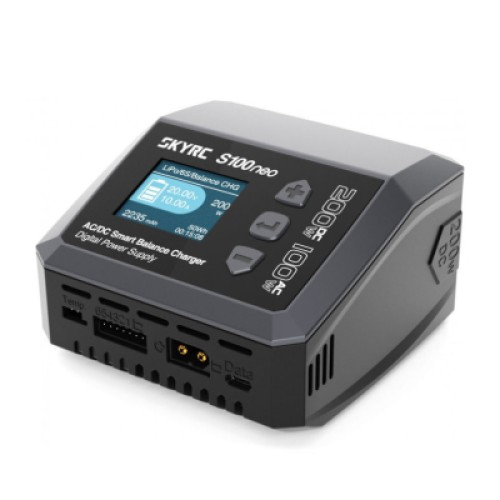 Зарядное устройство для дрона SkyRc S100 Neo LiPo 1-6s 200W AC/DC 200W (S100neo)