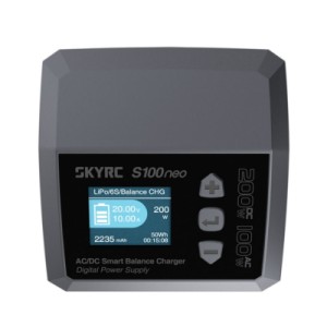 Зарядний пристрій для дрона SkyRc S100 Neo LiPo 1-6s 200W AC/DC 200W (S100neo)