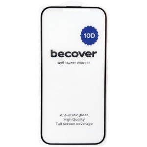Стекло защитное BeCover Apple iPhone 16 10D Black (712321)