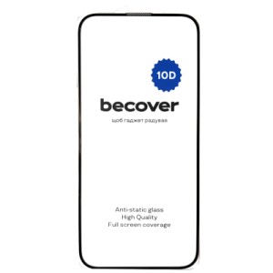 Стекло защитное BeCover Apple iPhone 16 Plus 10D Black (712322)