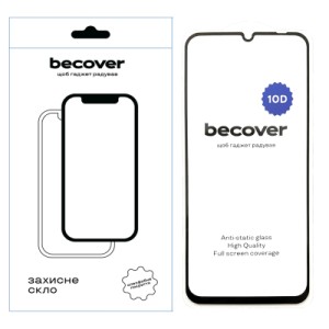 Стекло защитное BeCover Realme C63 10D Black (712340)