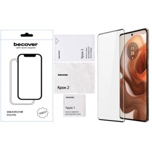 Стекло защитное BeCover Motorola Edge 50 Ultra Black (712345)