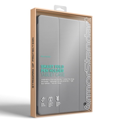 Чехол для планшета Armorstandart Smart Fold Pen Apple iPad Pro 11 (2024) Light Grey (ARM78132)