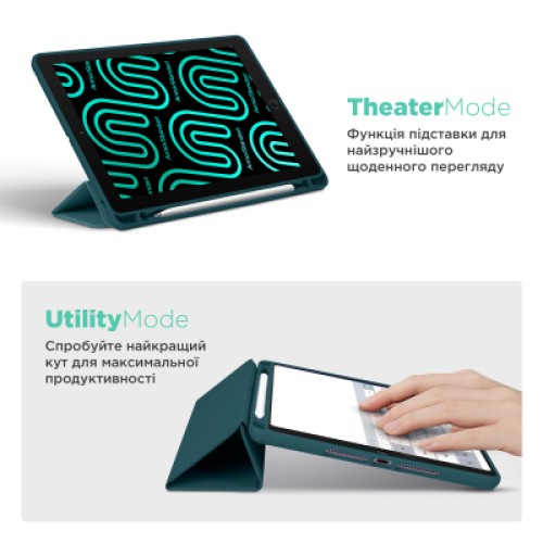 Чехол для планшета Armorstandart Smart Fold Pen Apple iPad Pro 11 (2024) Pine Green (ARM78129)
