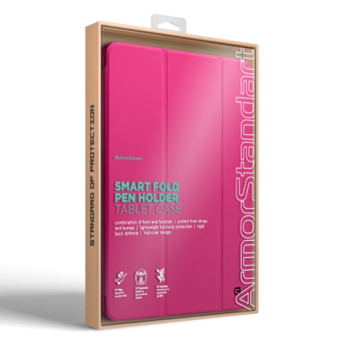 Чехол для планшета Armorstandart Smart Fold Pen Apple iPad Pro 11 (2024) Rose Red (ARM78131)
