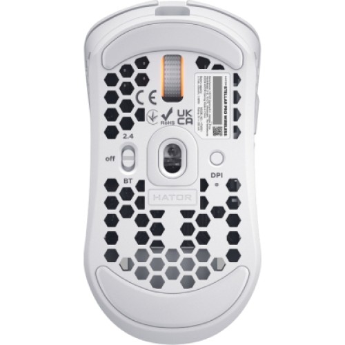 Мышка Hator Stellar PRO Wireless White (HTM-551)