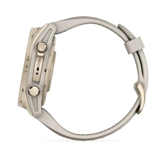Смарт-часы Garmin fenix 8 43mm, AMOLED, Saph, SftGldSS/FgGry, FogGry/DkSndbnd, GPS (010-02903-11)