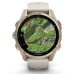 Смарт-часы Garmin fenix 8 43mm, AMOLED, Saph, SftGldSS/FgGry, FogGry/DkSndbnd, GPS (010-02903-11)