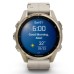 Смарт-часы Garmin fenix 8 43mm, AMOLED, Saph, SftGldSS/FogGryLeatherBnd, Excl, GPS (010-02903-40)