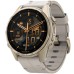 Смарт-часы Garmin fenix 8 43mm, AMOLED, Saph, SftGldSS/FogGryLeatherBnd, Excl, GPS (010-02903-40)