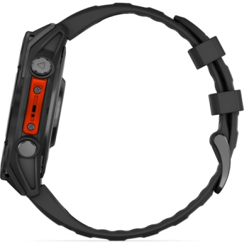 Смарт-часы Garmin fenix 8 47mm, AMOLED, Glass/SS, SlateGray Steel/Black, BlkBnd, GPS (010-02904-00)