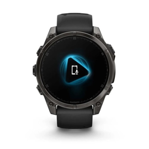 Смарт-часы Garmin fenix 8 47mm, AMOLED, Saph, CrbnGryTi/Blk, Blk/PebbleGryBnd, GPS (010-02904-21)