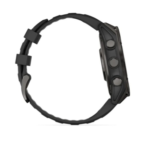 Смарт-часы Garmin fenix 8 47mm, AMOLED, Saph, CrbnGryTi/Blk, Blk/PebbleGryBnd, GPS (010-02904-21)