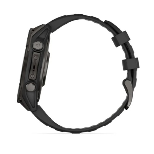 Смарт-часы Garmin fenix 8 47mm, AMOLED, Saph, CrbnGryTi/Blk, Blk/PebbleGryBnd, GPS (010-02904-21)