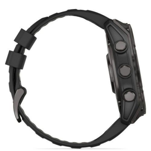 Смарт-часы Garmin fenix 8 51mm, AMOLED, Glass/SS, SlateGray Steel/Black,BlkBnd, GPS (010-02905-00)