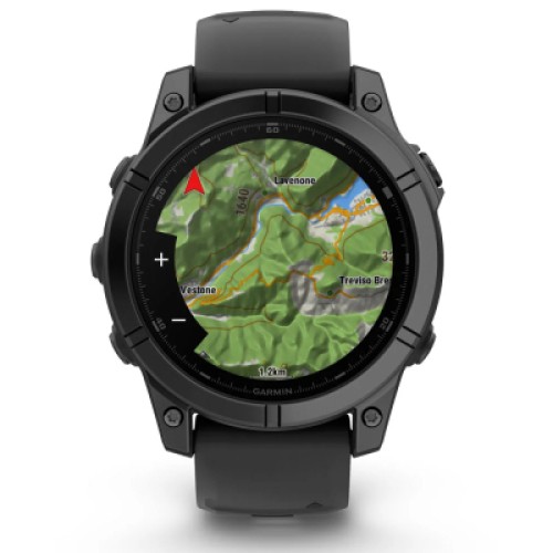 Смарт-часы Garmin fenix E, 47mm, Slate Gray Steel/Black, GPS (010-03025-01)