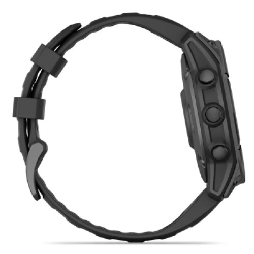 Смарт-часы Garmin fenix E, 47mm, Slate Gray Steel/Black, GPS (010-03025-01)