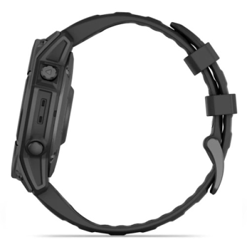Смарт-часы Garmin fenix E, 47mm, Slate Gray Steel/Black, GPS (010-03025-01)