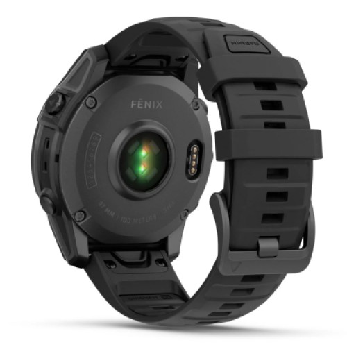 Смарт-часы Garmin fenix E, 47mm, Slate Gray Steel/Black, GPS (010-03025-01)