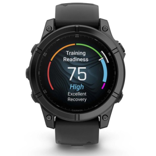 Смарт-часы Garmin fenix E, 47mm, Slate Gray Steel/Black, GPS (010-03025-01)