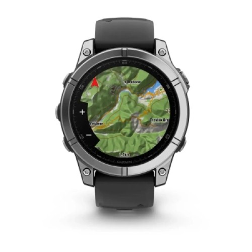 Смарт-часы Garmin fenix E, 47mm, Stainless Steel/Black, GPS (010-03025-00)