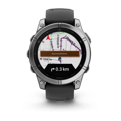 Смарт-часы Garmin fenix E, 47mm, Stainless Steel/Black, GPS (010-03025-00)