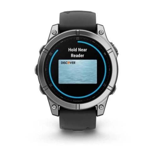 Смарт-часы Garmin fenix E, 47mm, Stainless Steel/Black, GPS (010-03025-00)