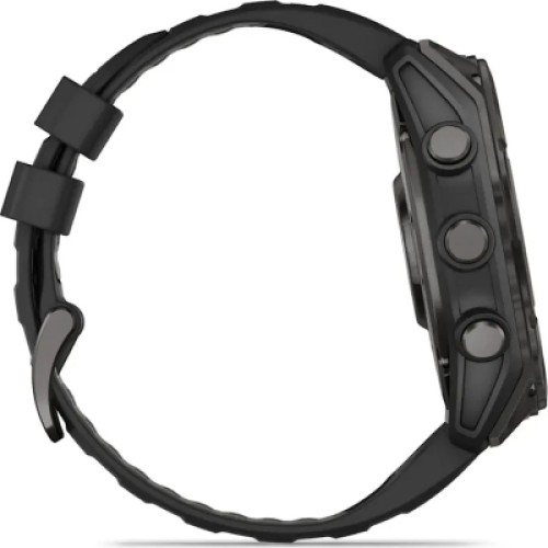 Смарт-часы Garmin fenix 8 51mm,AMOLED,Saph,CrbnGryTi/Blk,Blk/PebbleGryBnd (010-02905-21)