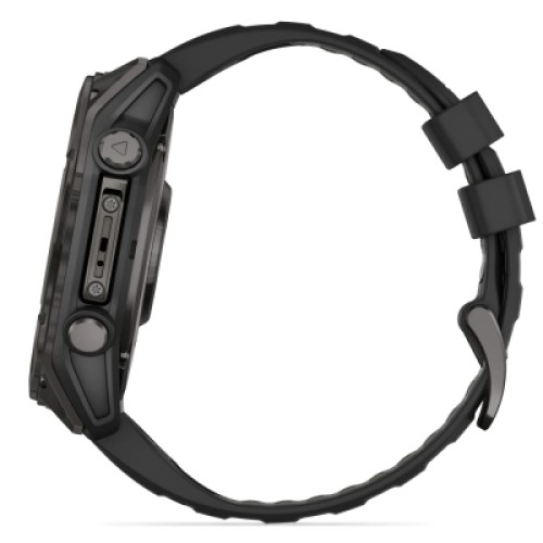 Смарт-часы Garmin fenix 8 51mm,AMOLED,Saph,CrbnGryTi/Blk,Blk/PebbleGryBnd (010-02905-21)