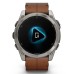 Смарт-часы Garmin fenix 8 51mm,AMOLED,Sapphire, Bare Ti, Blk/Chsnt Lthr (010-02905-40)