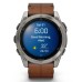 Смарт-часы Garmin fenix 8 51mm,AMOLED,Sapphire, Bare Ti, Blk/Chsnt Lthr (010-02905-40)