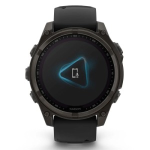 Смарт-часы Garmin fenix 8 47mm,Saph Solar,CrbnGry Ti/Blk,Blk/PblGryBnd (010-02906-11)