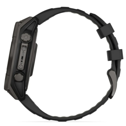 Смарт-часы Garmin fenix 8 47mm,Saph Solar,CrbnGry Ti/Blk,Blk/PblGryBnd (010-02906-11)