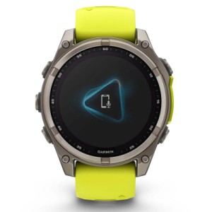 Смарт-часы Garmin fenix 8 47mm,Saph Solar, BareTi/Graphite,AmpYe/GrphBnd (010-02906-21)