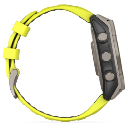 Смарт-часы Garmin fenix 8 47mm,Saph Solar, BareTi/Graphite,AmpYe/GrphBnd (010-02906-21)