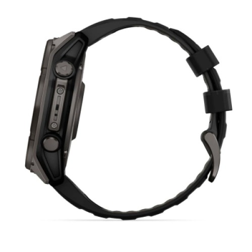 Смарт-часы Garmin fenix 8 51mm,Saph Solar,CrbnGry Ti/Blk,Blk/PblGryBnd (010-02907-11)