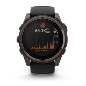 Смарт-часы Garmin fenix 8 51mm,Saph Solar,CrbnGry Ti/Blk,Blk/PblGryBnd (010-02907-11)